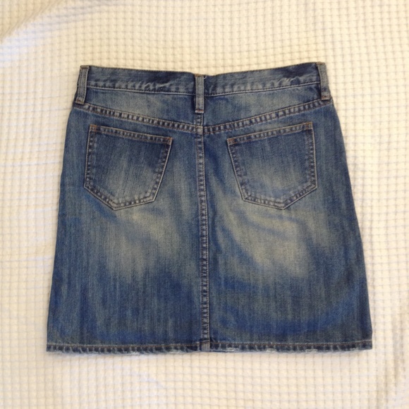 Denim mini tight skirt - Picture 2 of 7